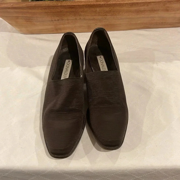 Vintage Donald J Pliner women’s block heel dress shoes‎ brown size 7 EUC - Picture 2 of 6